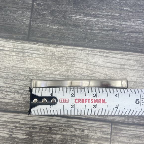 Pull Kitchen Cabinet Dresser Hardware Beveled Curve Nickel Lot Of 10{DD} - Picture 3 of 10